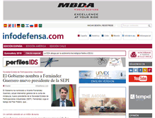 Tablet Screenshot of infodefensa.com